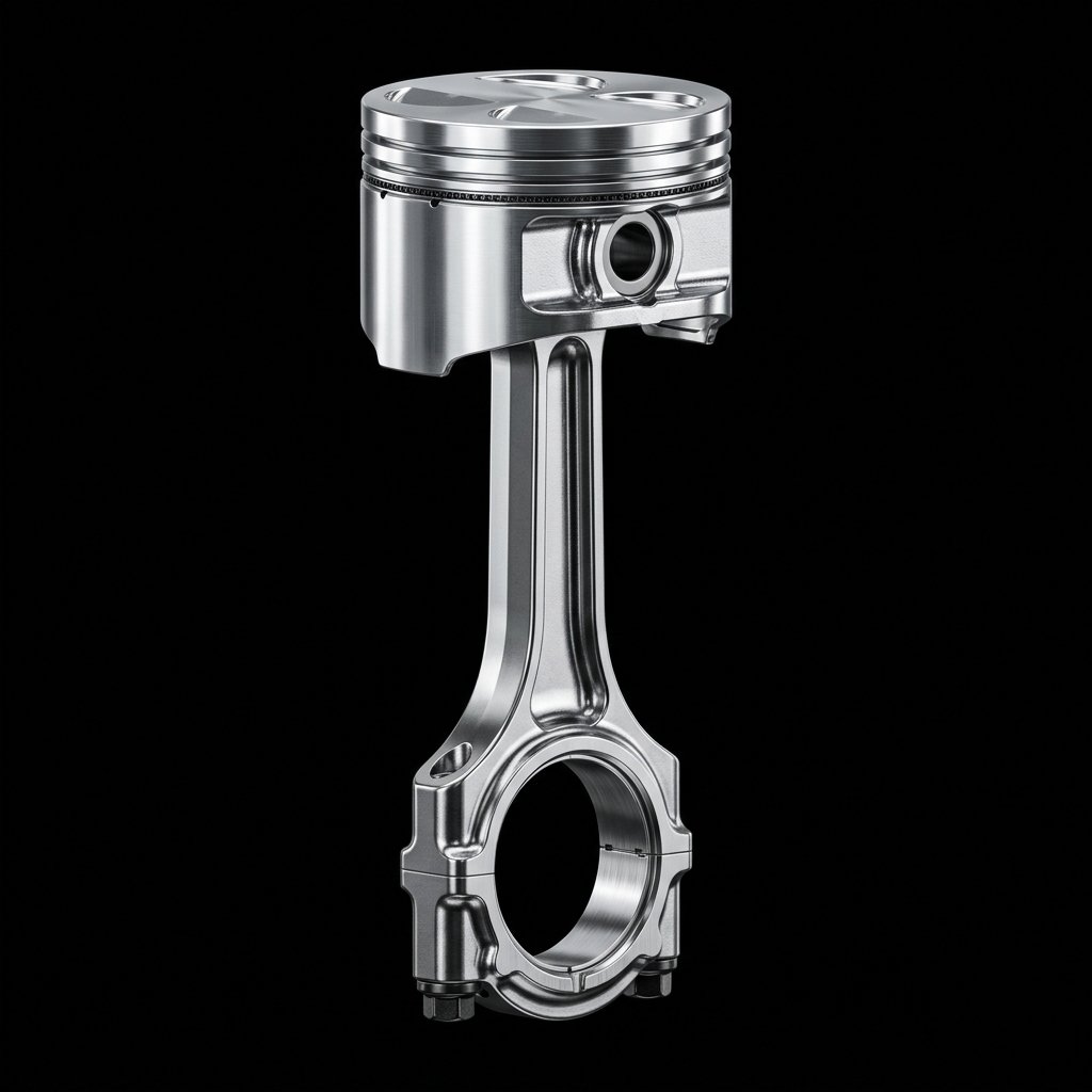 3D render of a high-performance engine